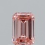 0.76 Ct. Fancy Intense Pink Emerald Lab Grown Diamond
