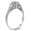 The Bazyli Ring, smalltop view on a hand