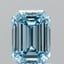 1.50 Ct. Fancy Vivid  Blue Emerald Lab Grown Diamond