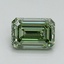 1.51 Ct. Fancy Vivid Pacific Green Emerald Lab Grown Diamond