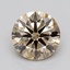 1.54 Ct. Light  Brown Round Lab Grown Diamond