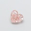 0.43 Ct. Fancy Intense  Pink Heart Lab Grown Diamond