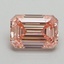 2.09 Ct. Fancy Vivid Pink Emerald Lab Grown Diamond