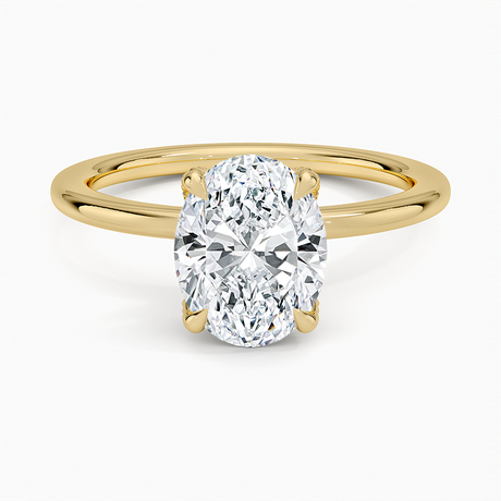 18K Yellow Gold Adorned Elodie Perfect Fit Diamond Ring