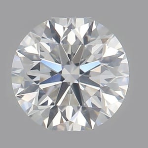 Round diamond — real photo