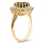 The Josephine Ring, smalltop view on a hand