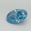 1.03 Ct. Fancy Vivid Blue Oval Lab Grown Diamond