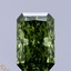 5.87 Ct. Fancy Vivid  Green Radiant Lab Grown Diamond