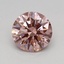 0.50 Ct. Fancy Intense Pink Round Lab Grown Diamond