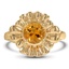 Retro Citrine Vintage Ring