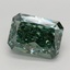 2.13 Ct. Fancy Vivid Green Radiant Lab Grown Diamond