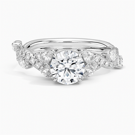 18K White Gold Vintage Secret Garden Diamond Ring (2/3 ct. tw.)
