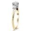 The Pierce Ring, smalltop view on a hand