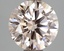 2.00 Ct. Very Light Brownish Pink Round Lab Grown Diamond
