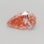0.56 Ct. Fancy Intense Pink Pear Lab Grown Diamond