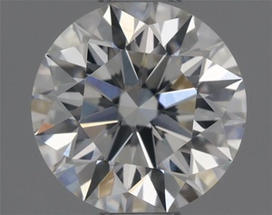 Round diamond — real photo