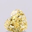 1.02 Ct. Fancy Intense  Yellow Heart Lab Grown Diamond