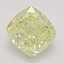 1.53 Ct. Fancy Yellow Cushion Diamond