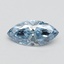 1.07 Ct. Fancy Vivid Blue Marquise Lab Grown Diamond