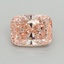 2.12 Ct. Fancy Intense Pink Cushion Lab Grown Diamond