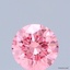 0.36 Ct. Fancy Vivid Pink Round Lab Grown Diamond
