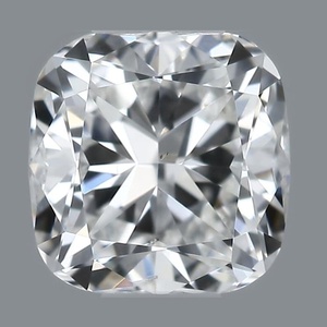 Cushion diamond — real photo