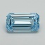 3.50 Ct. Fancy Intense Blue Emerald Lab Grown Diamond
