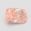 0.82 Ct. Fancy Vivid Pink Radiant Lab Grown Diamond