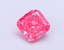 1.08 Ct. Fancy Vivid  Pink Cushion Lab Grown Diamond