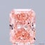 2.03 Ct. Fancy Vivid  Pink Radiant Lab Grown Diamond