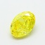 0.91 Ct. Fancy Vivid  Yellow Oval Lab Grown Diamond