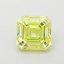 1.10 Ct. Fancy Intense  Yellow Asscher Lab Grown Diamond