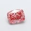 2.09 Ct. Fancy Vivid Brownish Pink Cushion Lab Grown Diamond