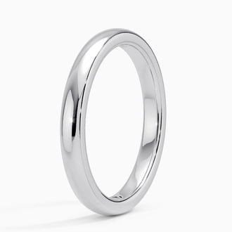 2.5mm Comfort Fit Wedding Ring in Platinum