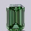 0.91 Ct. Fancy Vivid  Green Emerald Lab Grown Diamond