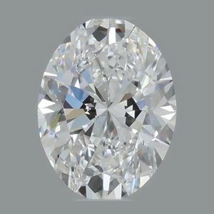 Oval diamond — real photo