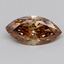 2.09 Ct. Fancy Light  Brown Marquise Lab Grown Diamond