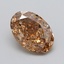 3.36 Ct. Light Yellowish Brown Oval Lab Grown Diamond