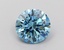 0.57 Ct. Fancy Intense Greenish Blue Round Lab Grown Diamond