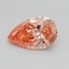 1.07 Ct. Fancy Vivid Pink Pear Lab Grown Diamond