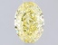 1.07 Ct. Fancy Intense  Yellow Oval Lab Grown Diamond