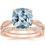 14KR Aquamarine Petite Luxe Twisted Vine Bridal Set (1/2 ct. tw.), smalltop view
