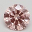 1.52 Ct. Fancy Intense Pink Round Lab Grown Diamond