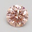 2.00 Ct. Fancy Intense Pink Round Lab Grown Diamond
