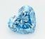 1.51 Ct. Fancy Vivid  Blue Heart Lab Grown Diamond