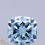 2.17 Ct. Fancy Vivid Blue Cushion Lab Grown Diamond
