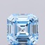 1.03 Ct. Fancy Vivid Blue Asscher Lab Grown Diamond