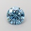 1.10 Ct. Fancy Vivid  Blue Round Lab Grown Diamond