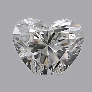 Heart diamond — real photo