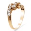 The Ione Ring, smalltop view on a hand